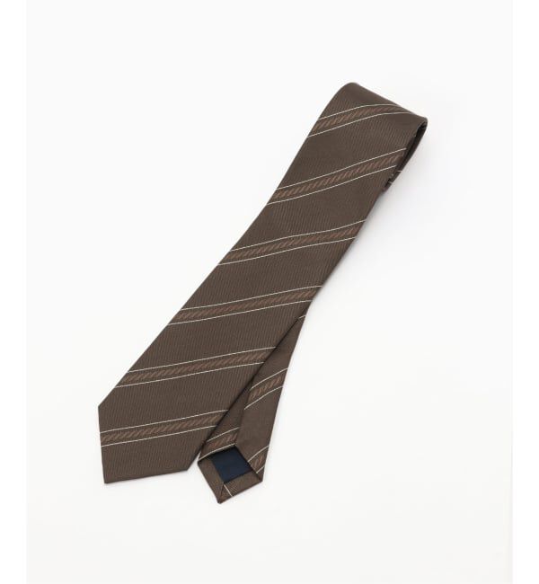 EDIFICE「Holliday & Brown(ホリデー & ブラウン) Spiral Stripe Tie」|ネクタイ・蝶ネクタイ|