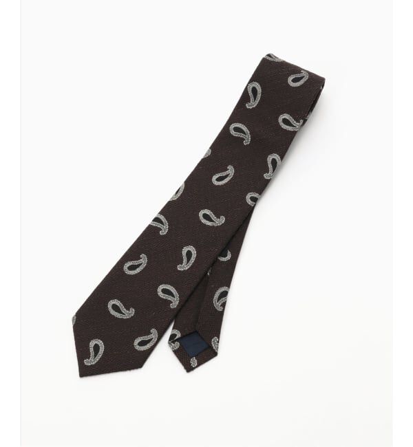 EDIFICE「Holliday & Brown(ホリデー & ブラウン) Jacquard Paisley Tie」|ネクタイ・蝶ネクタイ|ブラウン