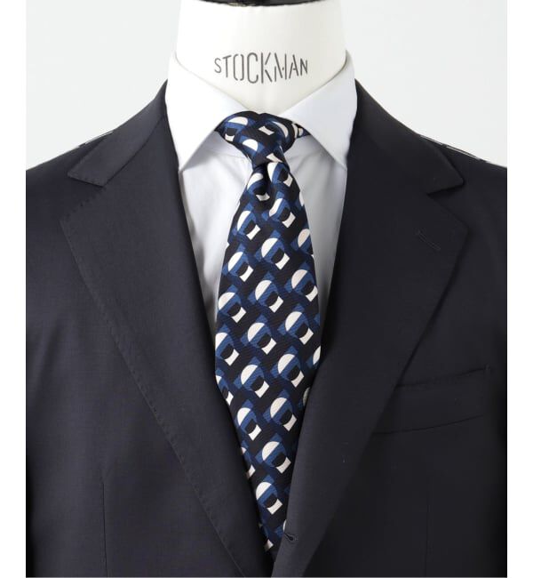 EDIFICE「Holliday & Brown(ホリデー & ブラウン 100th Aniv.Printed Tie2」|ネクタイ・蝶ネクタイ|ネイビー B