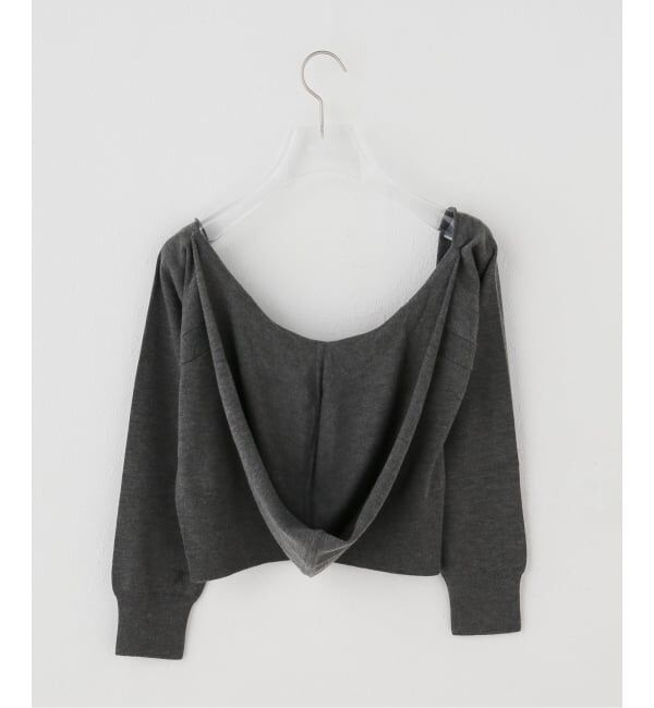 PULP「Geek Office / ギークオフィス OPEN YY Knitted HOODIE SLEEVE LAYER」|ニット・セーター|