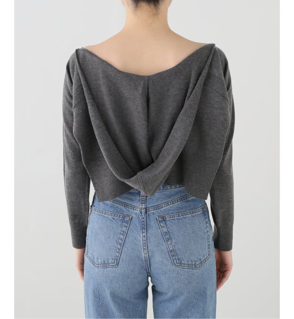 PULP「Geek Office / ギークオフィス OPEN YY Knitted HOODIE SLEEVE LAYER」|ニット・セーター|