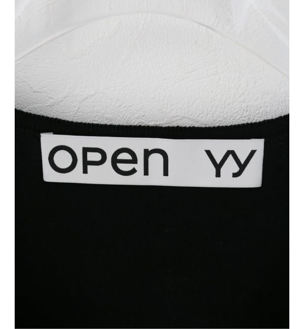 PULP「Geek Office / ギークオフィス OPEN YY Knitted STUD SLEEVE LAYERED CARD」|カーディガン|