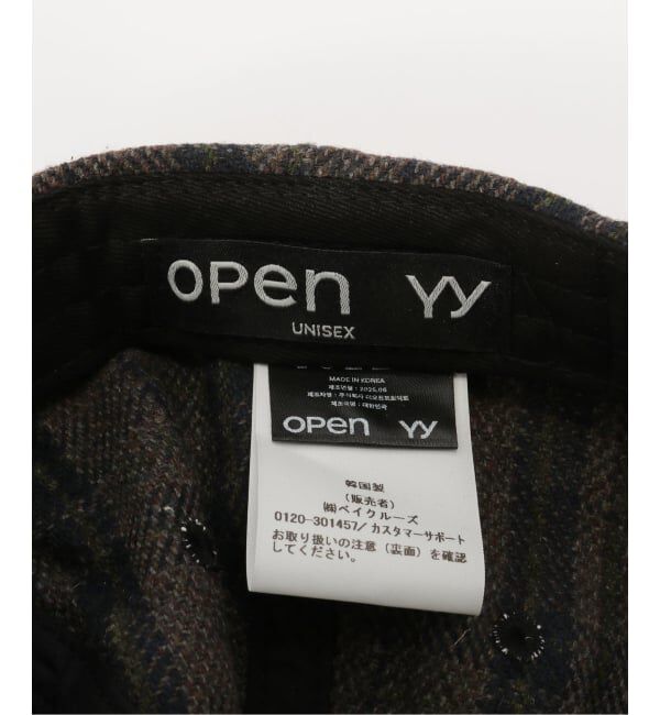 PULP「Geek Office / ギークオフィス OPEN YY Woven YY CHECKERED HEARTBONE BAL」|キャップ・キャスケット|