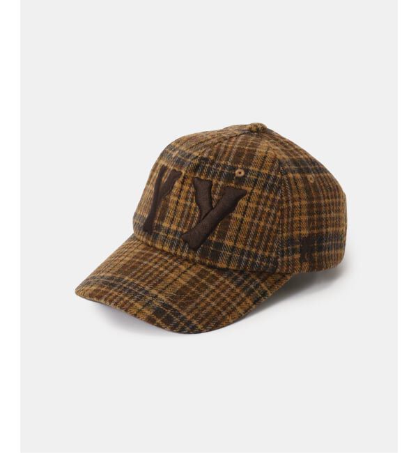 PULP「Geek Office / ギークオフィス OPEN YY Woven YY CHECKERED HEARTBONE BAL」|キャップ・キャスケット|イエロー