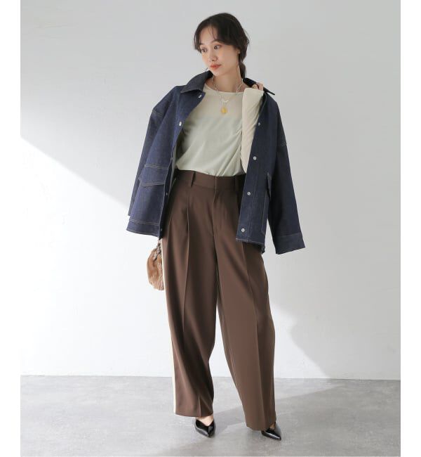 journal standard L'essage「《追加》ベロアロングスリーブプルオーバー」|Tシャツ・カットソー|