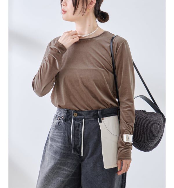 journal standard L'essage「《追加》ベロアロングスリーブプルオーバー」|Tシャツ・カットソー|