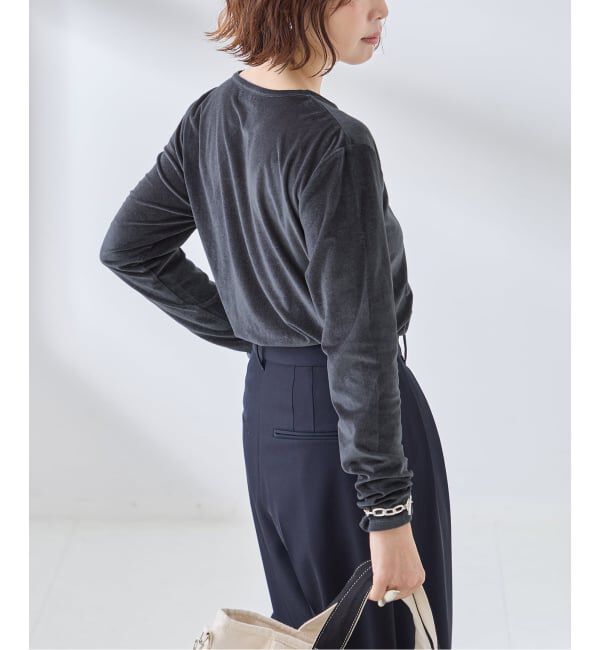 journal standard L'essage「《追加》ベロアロングスリーブプルオーバー」|Tシャツ・カットソー|