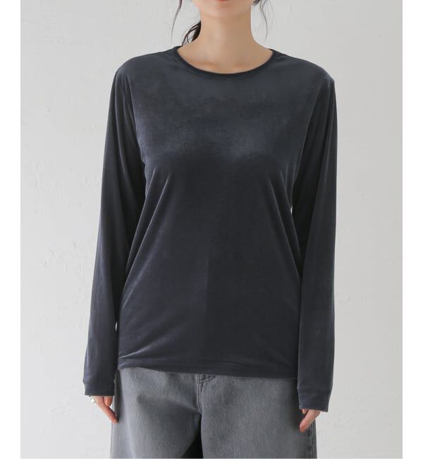 journal standard L'essage「《追加》ベロアロングスリーブプルオーバー」|Tシャツ・カットソー|