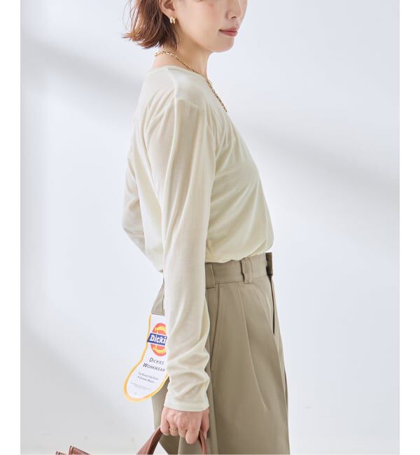journal standard L'essage「《追加》ベロアロングスリーブプルオーバー」|Tシャツ・カットソー|