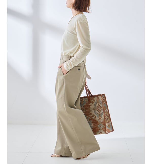 journal standard L'essage「《追加》ベロアロングスリーブプルオーバー」|Tシャツ・カットソー|