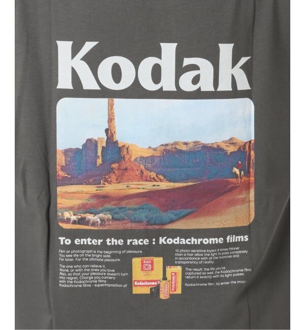 journal standard L'essage「KODAK/コダック Scenery Back Graphic ShortSleeve Tシャツ」|Tシャツ・カットソー|