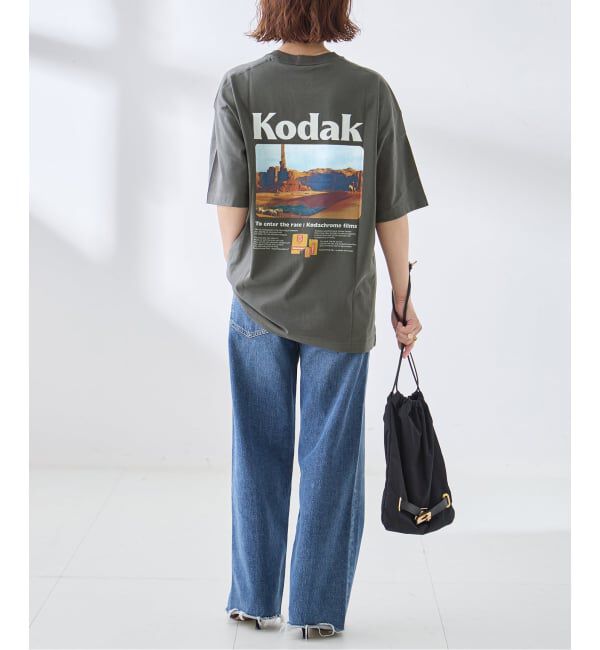 journal standard L'essage「KODAK/コダック Scenery Back Graphic ShortSleeve Tシャツ」|Tシャツ・カットソー|