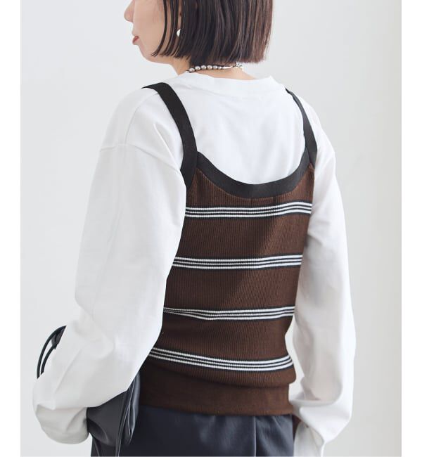 journal standard L'essage「《予約》CASHWOOLエクストラファインメリノ キャミソール」|ニット・セーター|