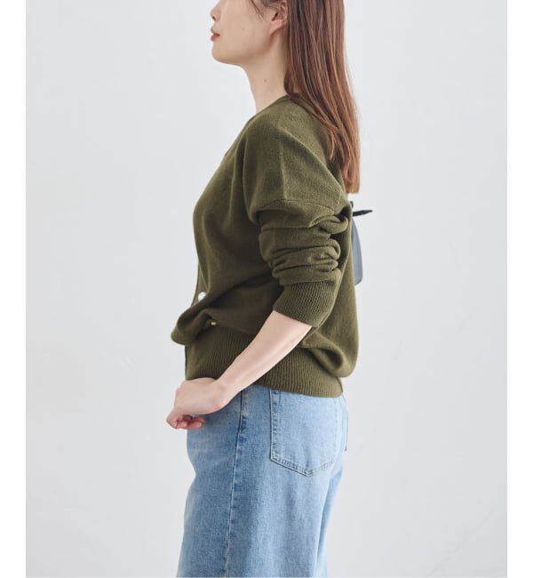 journal standard L'essage「《予約》パールブローチ Vネックプルオーバー」|ニット・セーター|
