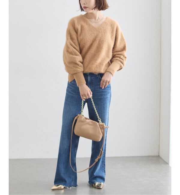 journal standard L'essage「《予約》FOX CASHMERE Vネックプルオーバー」|ニット・セーター|