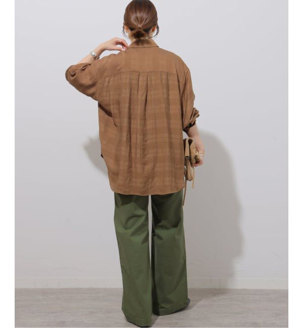 JOURNAL STANDARD relume「《予約》ドビーチェックシアーシャツ」|シャツ・ブラウス|