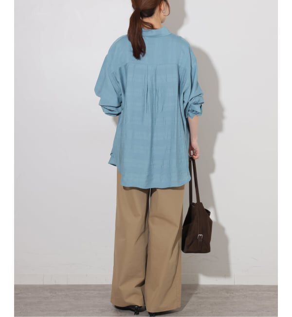 JOURNAL STANDARD relume「《予約》ドビーチェックシアーシャツ」|シャツ・ブラウス|