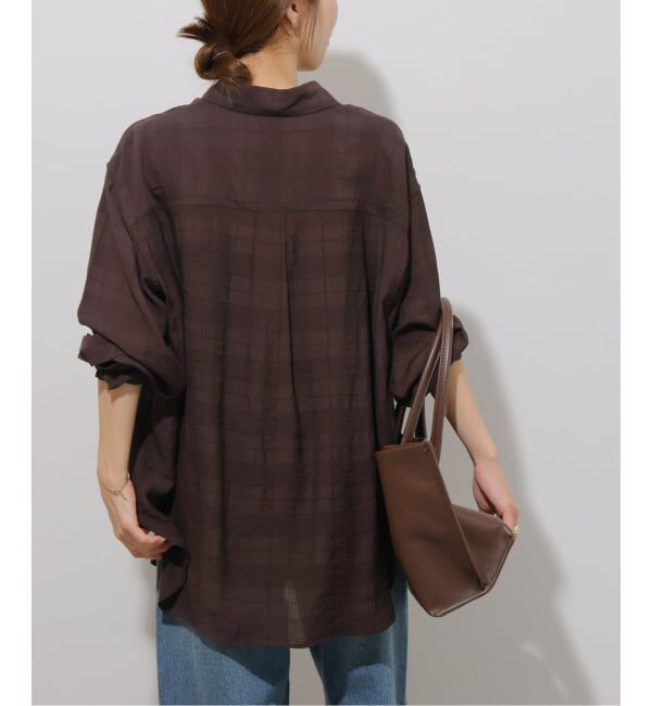 JOURNAL STANDARD relume「《予約》ドビーチェックシアーシャツ」|シャツ・ブラウス|