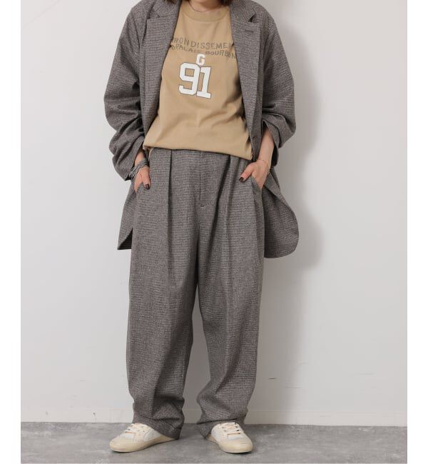 journal standard luxe「《予約》TCガンクラブ タックマッキンパンツ」|その他|ベージュ