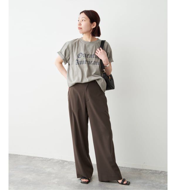 Spick and Span「《追加》ドライストレッチイージーパンツ」|スラックス|