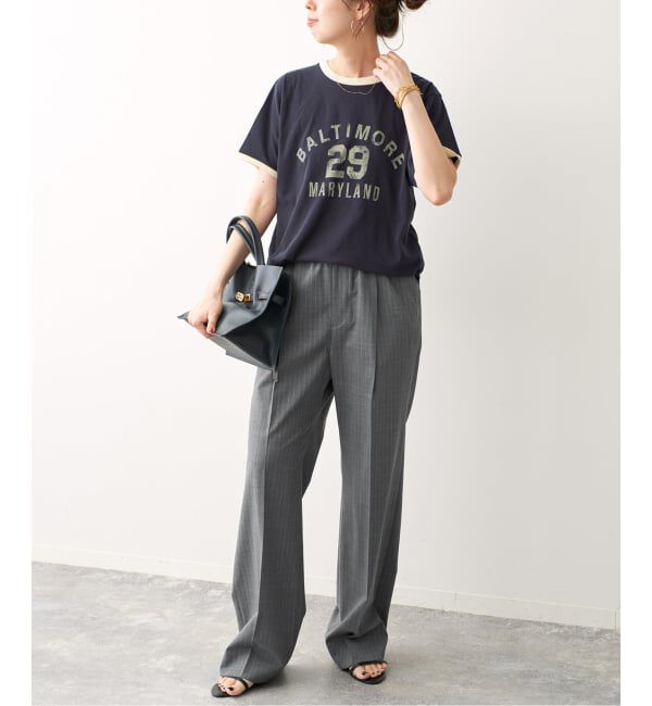 Spick and Span「トロストレートイージーパンツ」|スラックス|