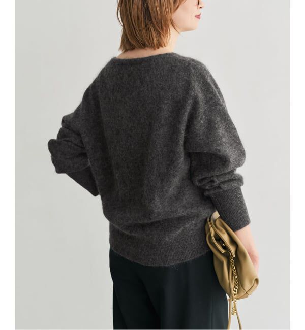 Spick and Span「《予約》ウールファーVネックプルオーバー」|ニット・セーター|