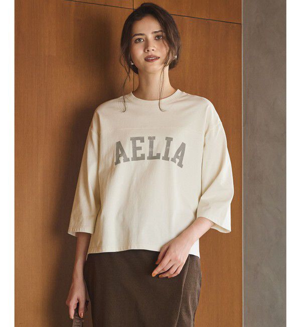 23区「【SLOW/一部店舗限定】リラックス ロゴTシャツ」|Tシャツ・カットソー|ｵﾌﾎﾜｲﾄ