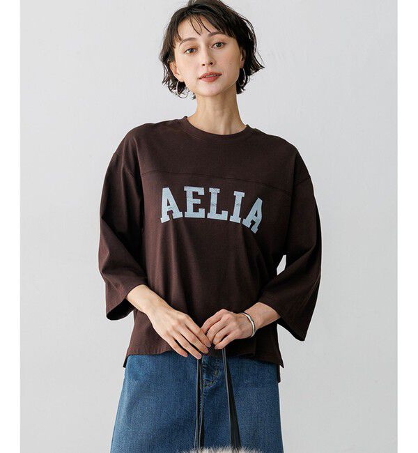 23区「【SLOW/一部店舗限定】リラックス ロゴTシャツ」|Tシャツ・カットソー|ﾀﾞｰｸﾌﾞ
