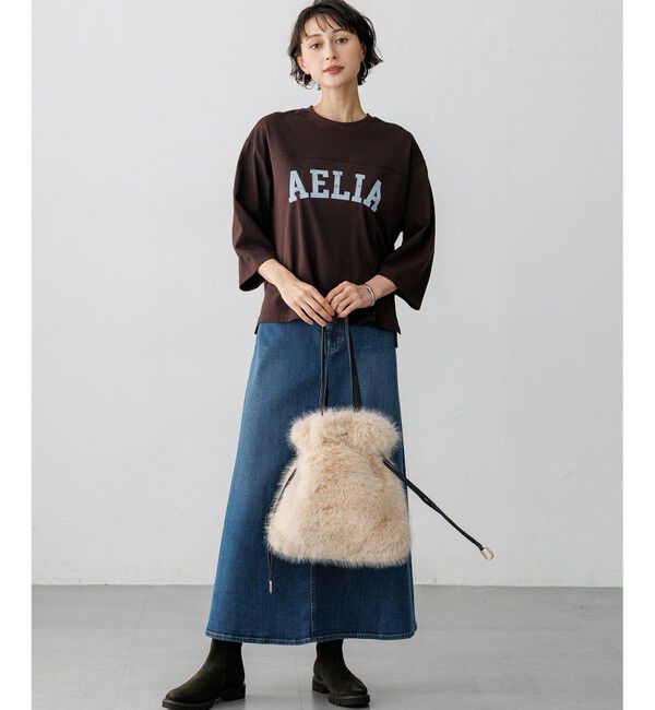 23区「【SLOW/一部店舗限定】リラックス ロゴTシャツ」|Tシャツ・カットソー|