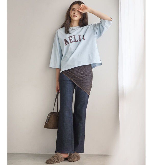 23区「【SLOW/一部店舗限定】リラックス ロゴTシャツ」|Tシャツ・カットソー|