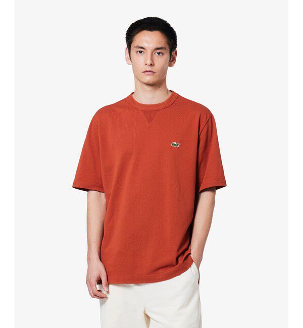 LACOSTE「L.12.12アレンジ ガゼット付き鹿の子地 半袖Tシャツ」|Tシャツ・カットソー|ブリック
