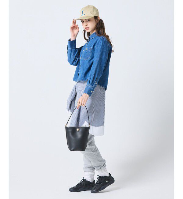 LACOSTE「テニスブリス バケットバッグ」|ハンドバッグ|