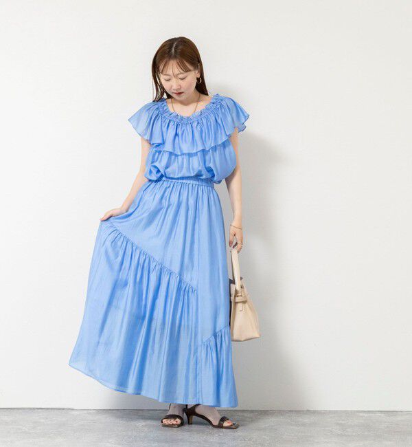 NOLLEY'S sophi「《セットアップ対応》【BECシリーズ】ウォッシャブルシアーローンオフショルブラウス」|シャツ・ブラウス|