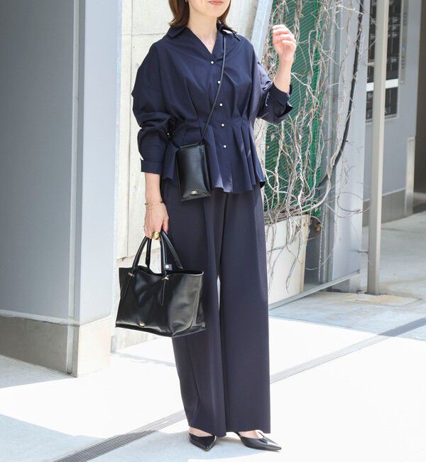NOLLEY'S「【WEB＆一部店舗限定カラー】【GOODS BUYER 石田別注カラー】ストレッチタフタスキッパータックシャツ」|シャツ・ブラウス|