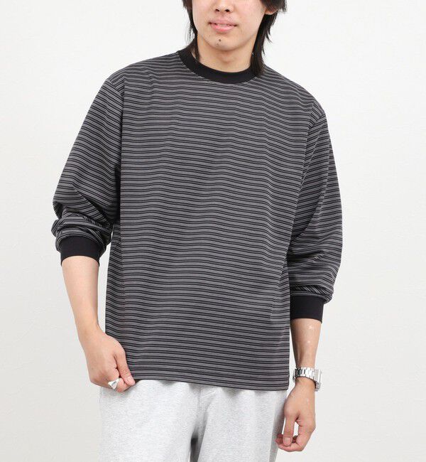 NOLLEY'S goodman「超長綿シルケットボーダーTシャツL/S 26AW」|Tシャツ・カットソー|