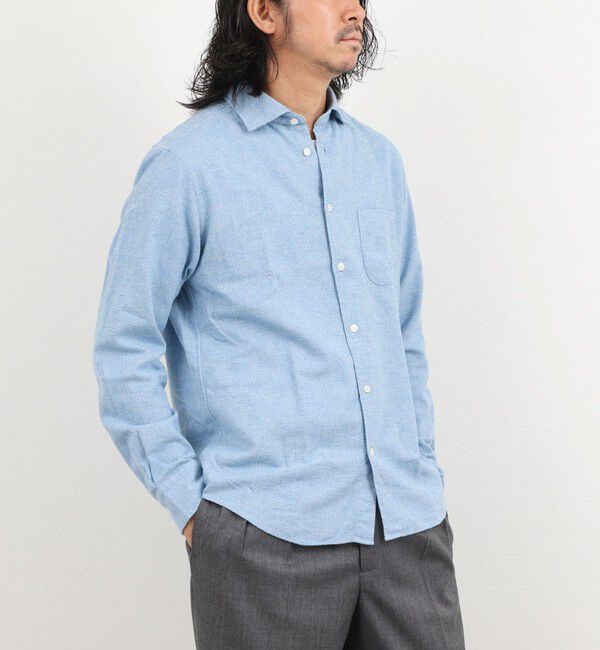 NOLLEY'S goodman「COTOLINO ドビーワイドカラーシャツ 26AW」|シャツ・ブラウス|