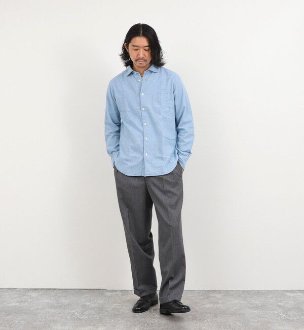 NOLLEY'S goodman「COTOLINO ドビーワイドカラーシャツ 26AW」|シャツ・ブラウス|