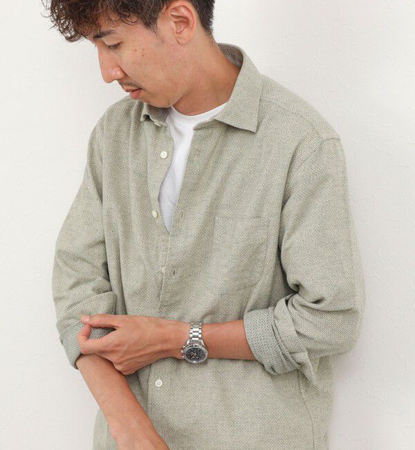 NOLLEY'S goodman「COTOLINO ドビーワイドカラーシャツ 26AW」|シャツ・ブラウス|