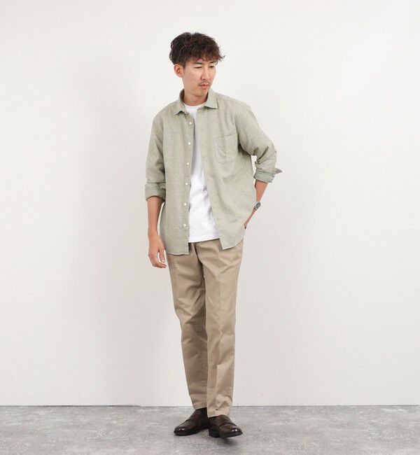 NOLLEY'S goodman「COTOLINO ドビーワイドカラーシャツ 26AW」|シャツ・ブラウス|