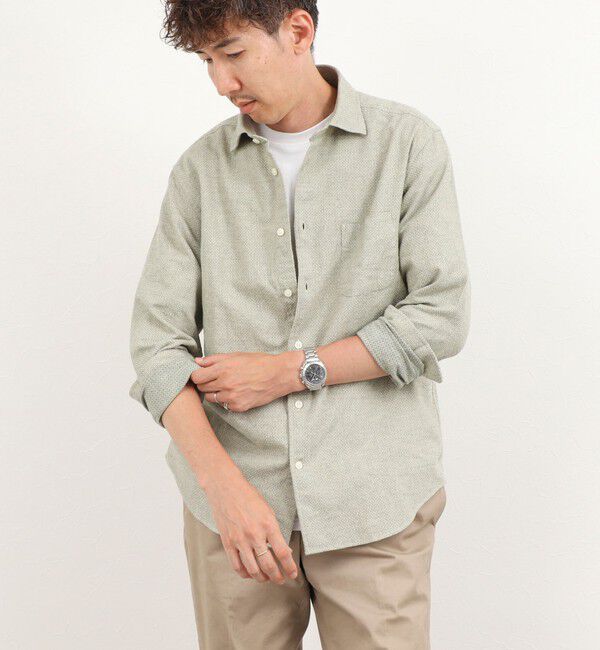 NOLLEY'S goodman「COTOLINO ドビーワイドカラーシャツ 26AW」|シャツ・ブラウス|