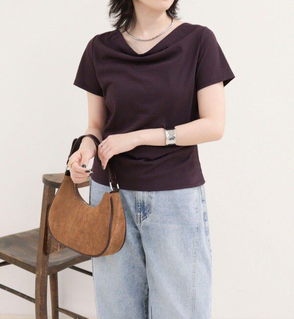 fredy emue「ドレープカットソーブラウス」|Tシャツ・カットソー|