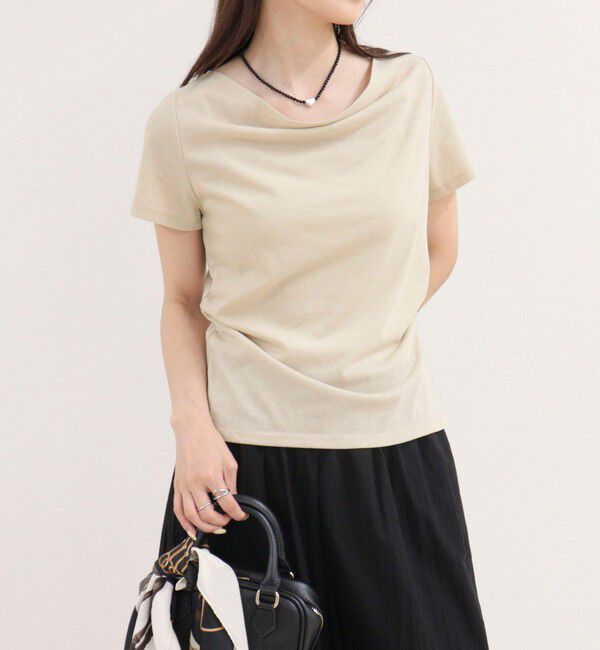 fredy emue「ドレープカットソーブラウス」|Tシャツ・カットソー|