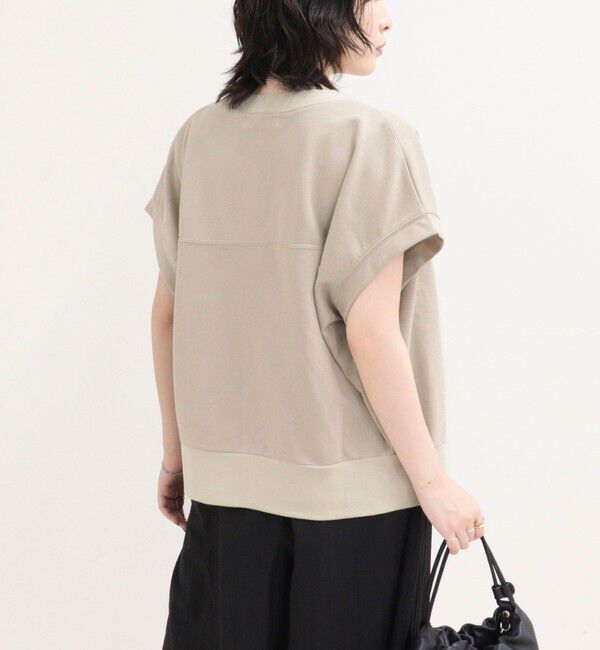 fredy emue「ミニ裏毛前開きZIPプルオーバー」|Tシャツ・カットソー|