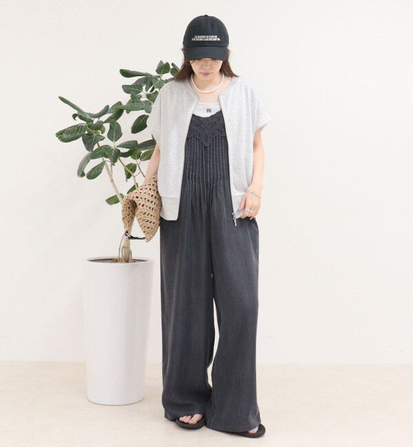 fredy emue「ミニ裏毛前開きZIPプルオーバー」|Tシャツ・カットソー|