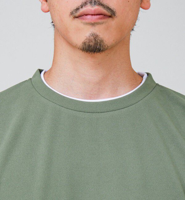 GLOSTER「【1枚で完結】カルゼジョーゼットフェイクレイヤーロングスリーブT ロンT」|Tシャツ・カットソー|