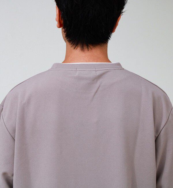 GLOSTER「【1枚で完結】カルゼジョーゼットフェイクレイヤーロングスリーブT ロンT」|Tシャツ・カットソー|
