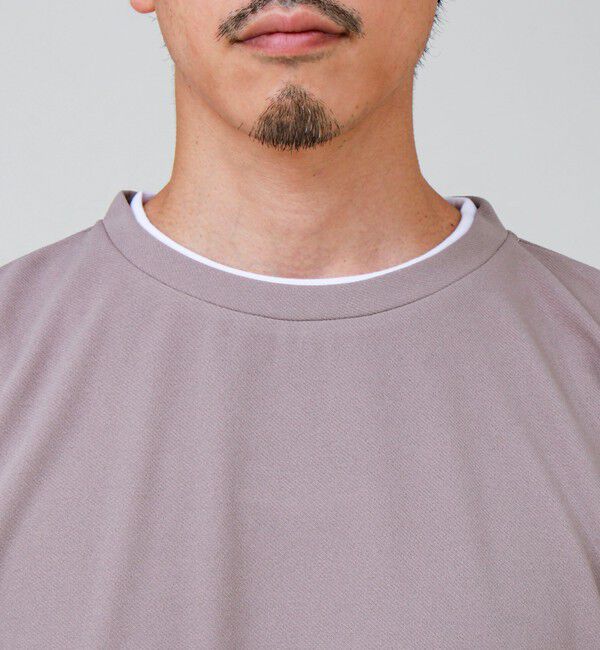 GLOSTER「【1枚で完結】カルゼジョーゼットフェイクレイヤーロングスリーブT ロンT」|Tシャツ・カットソー|