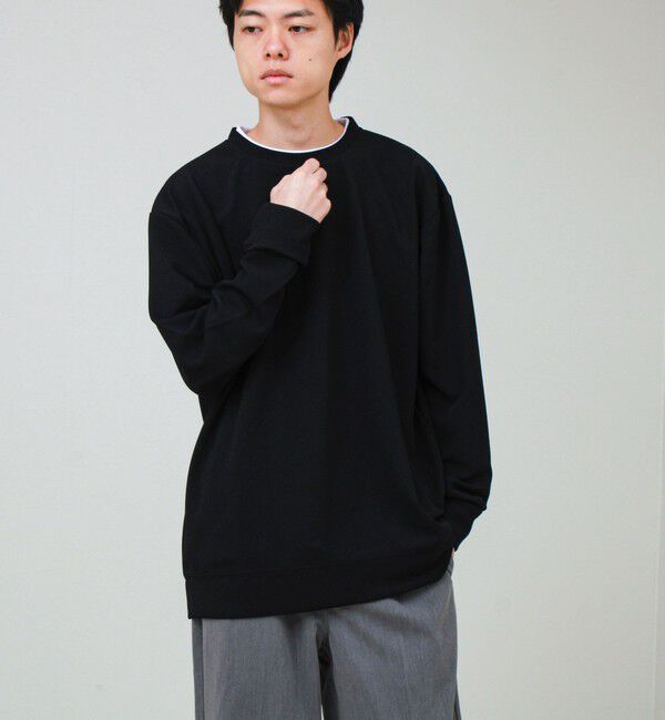 GLOSTER「【1枚で完結】カルゼジョーゼットフェイクレイヤーロングスリーブT ロンT」|Tシャツ・カットソー|