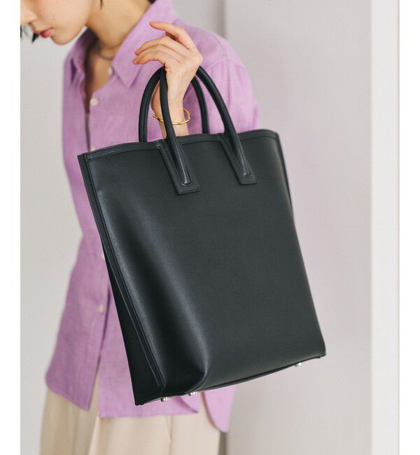 ROPE「【E'POR】【WEB限定】Ree BAG Large/A4対応・通勤・軽量・26SS」|トートバッグ|ブラック(01)