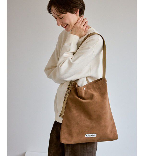 ROPE PICNIC PASSAGE「【OUTDOOR PRODUCTS/アウトドアプロダクツ別注】スウェード調2WAYトートバッグ」|トートバッグ|